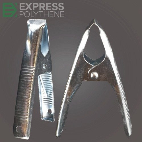 Metal market stall clips - market,