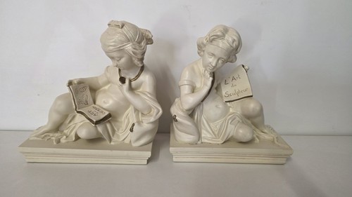 Vintage ceramic reading - vintage, "reading