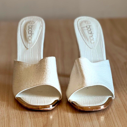Boohoo white croc - white,