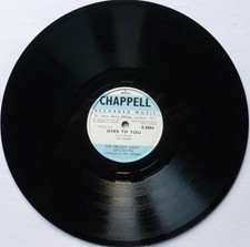 Melody Light Orchestra Over To You 78 Chappell C489 VG 1950s 10" 78rpm single...