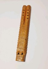 Vintage Wooden Double Flute
