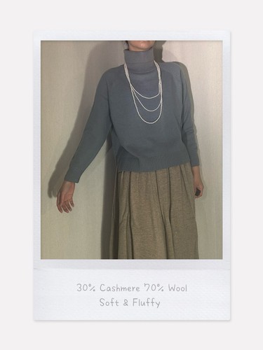 Cashmere wool soft - 70%, &