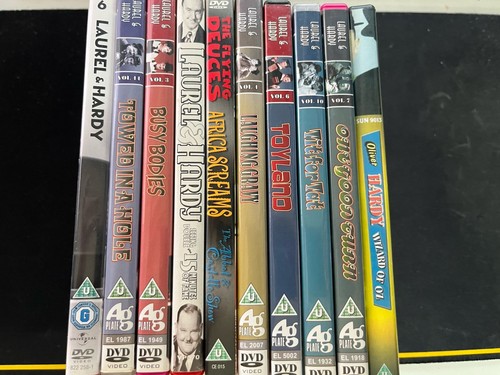 10x laurel and hardy dvd - hardy,
