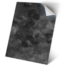 1 x Vinyl Sticker A2 - BW - Dark Watercolour Art #35596