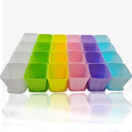 Pack inch plastic flower - 24,