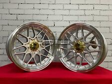 4X 18" 5X120 HAXER HX025 RS style deep dish alloy wheels for BMW E36 E46 E90