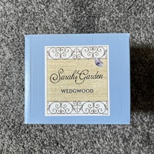 Wedgewood Sarah's Garden Set of Napkin Rings  Boxed Used Once  Free P&P - RARE