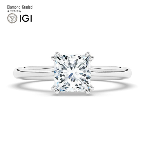 Princess diamond engagement - diamond,