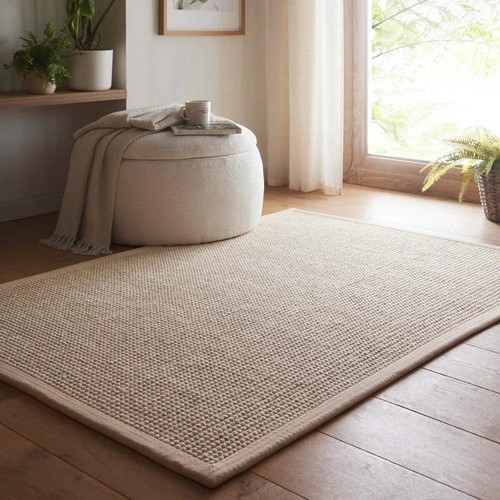 Sisal boucle rug beige - boucle,