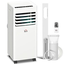 HOMCOM Portable Air Conditioner 5000 BTU, 4-in-1 Cooling, Dehumidifier, Fan