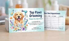 Dog Grooming Appointment Cards