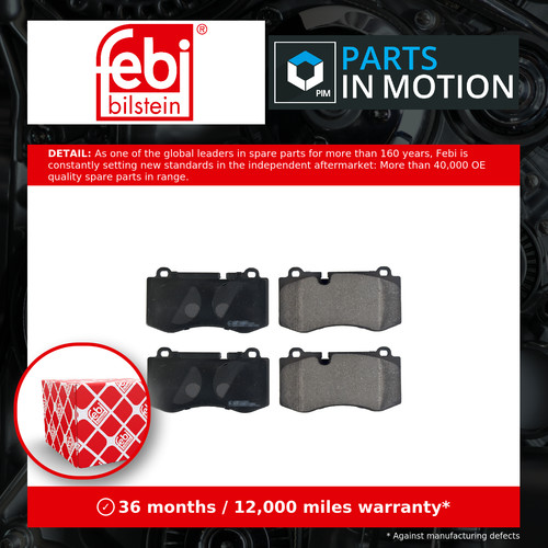 Brake pads set fits mercedes - pads,