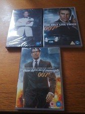 Bond New Sealed 3 DVDs