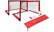 Opti Football Goal Set 2x 3x2ft 1 on 1 Goals Ball Pump Kids Garden Set 8688376 U