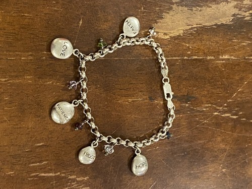 Sterling 925 charm bracelet - 925,