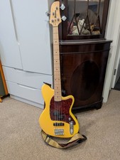 Never used Ibanez TMB100M Mustard Yellow Flat 4-String Electric Bass Guitar