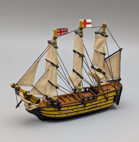 Vintage wooden model - vintage, ship