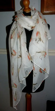 Robin Scarf Ladies Long Winter design 100% Polyester