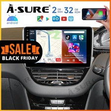 For Peugeot 2008 208 2013-2019 10" Car Stereo Radio Apple Carplay Android 13 GPS