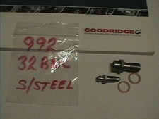 GOODRIDGE M10 x 1.25mm BLEED NIPPLE BOLT 992-03-32BNC STAINLESS MOTORCYCLE QUAD