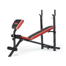 York Warrior 2 in 1 Folding Adjustable Barbell and Ab Weight Bench with Curl