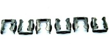 FUEL INJECTOR CLIPS X6 FOR ALFA ROMEO BUSSO V6 159 147 GTA BOSCH PLASTIC