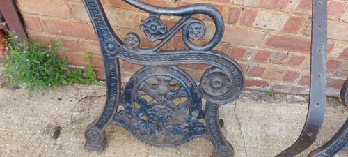 Bench ends cast iron - ends, heavy