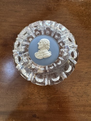 Wedgwood lead crystal blue - &,
