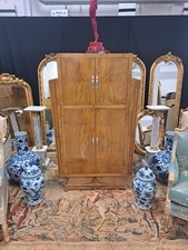 Art Deco Walnut Wardrobe