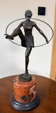 Art Deco Bronze Dancer Statue