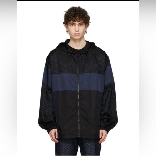 Versace panelled hooded track - versace,