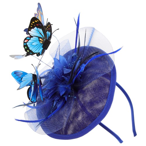 Butterflies fascinator hat - butterflies,