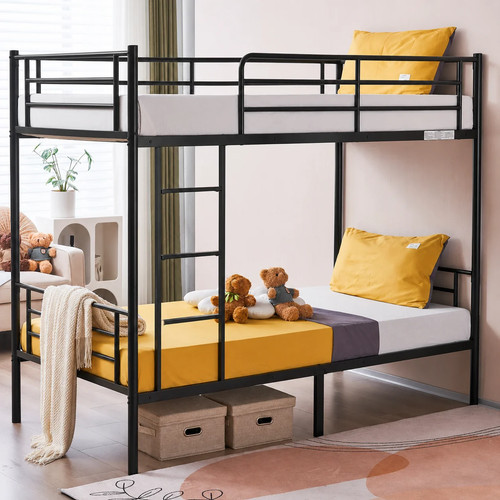Twin over steel - steel, bunk