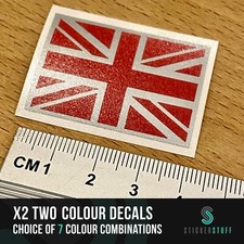 British flag Union Jack Sticker Decal for bike frames car bodywork or window