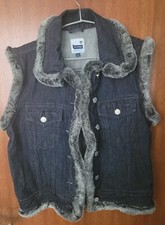Ladies Denim and Fake Fur