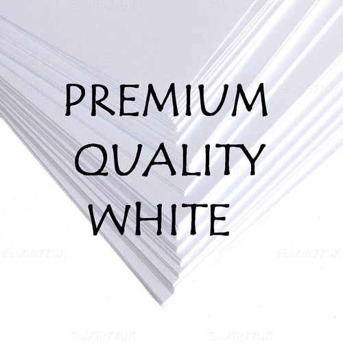 White craft card - a4,