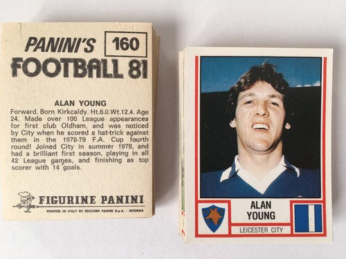 Panini football stickers - 81,
