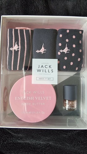 Jack wills blue pink sock - blue,