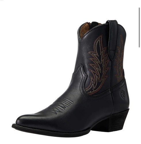 New 145 ariat - leather, black