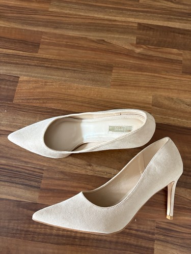 Women nude court shoe - nude, shoe-
