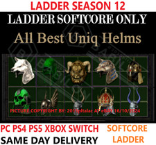 ✅ PC PS4 PS5 XBOX SWITCH ✅ LADDER All Uniq Helms D2R Diablo 2 Resurrected Items