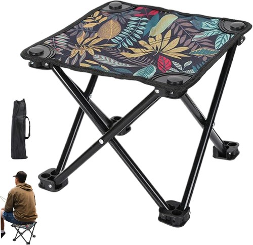 Folding camping stool - folding,