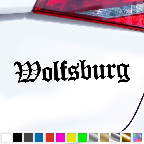 City wolfsburg sticker text - of,