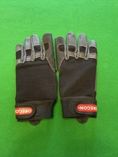 OREGON FIORDLAND CHAINSAW GLOVES MEDIUM SIZE 9 - stretch fabric & leather NEW