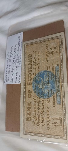 Bank scotland old 1962 1 - of,