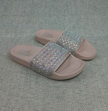 Skechers Pop Ups Femme Glam Sandals Women's Size UK 4 Blush Pink Iridescent