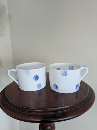 Raynaud limoges dot print - raynaud, cups
