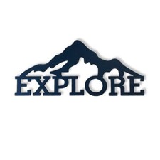 'Explore' - Steel Metal