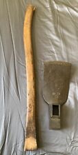 Rare William Swift Antique Carpenters Ship Building Axe Adze Crown Stamp 1870's