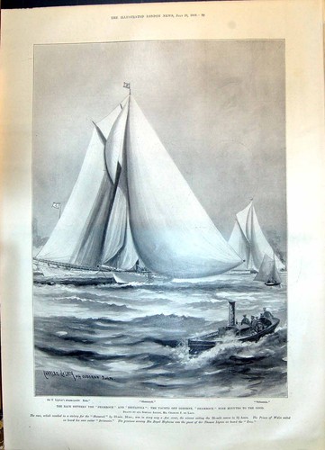 Old 1899 yachts - old,
